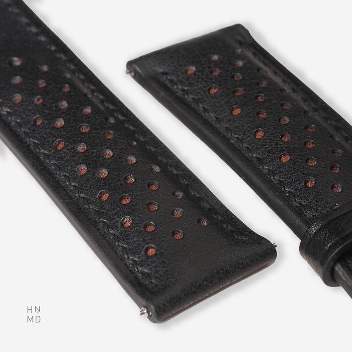 Autodromo - Tali Jam Kulit Handmade Leather Strap - Silverstone, Std Springbar
