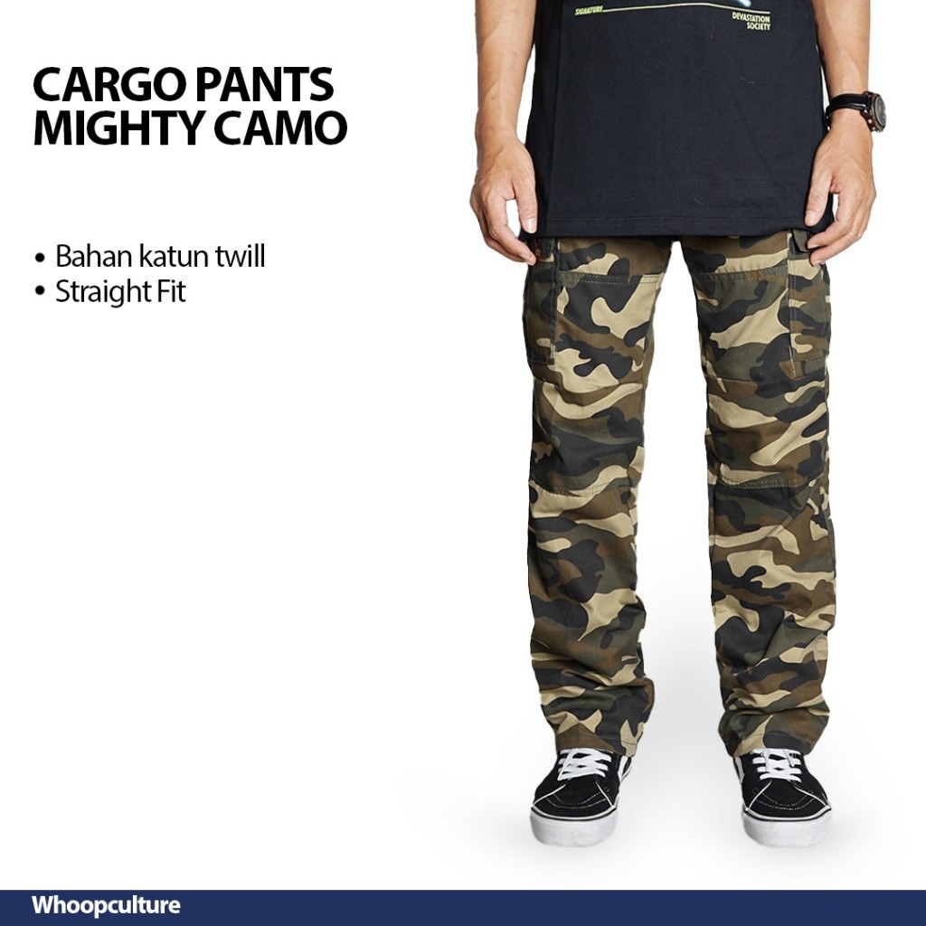 [JN]Whoopculture GORAL MIGHTY Camo Long Pants Cargo