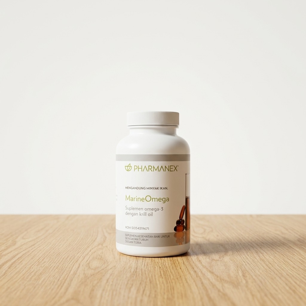 ORIGINAL STORE - MARINE OMEGA Minyak Ikan Fish Oil Omega 3 Isi 120 Softgel