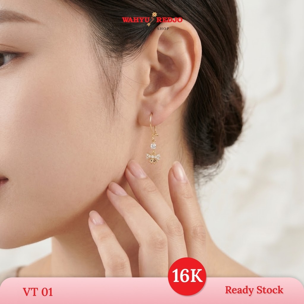 WAHYU REDJO - ANTING EMAS 16K  MODEL GONDEL PITA TIMELESS & DAILYWEAR (NON PMR)