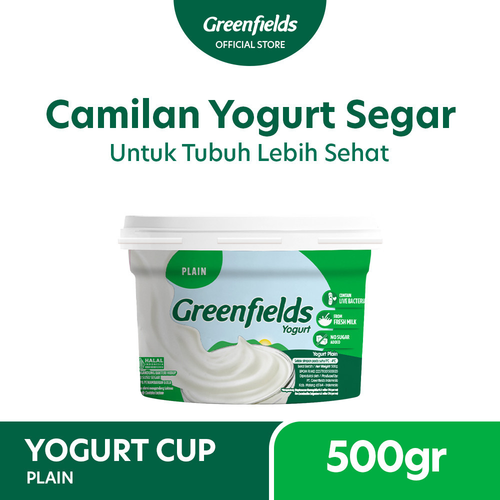 Yogurt Greenfields Plain 500g