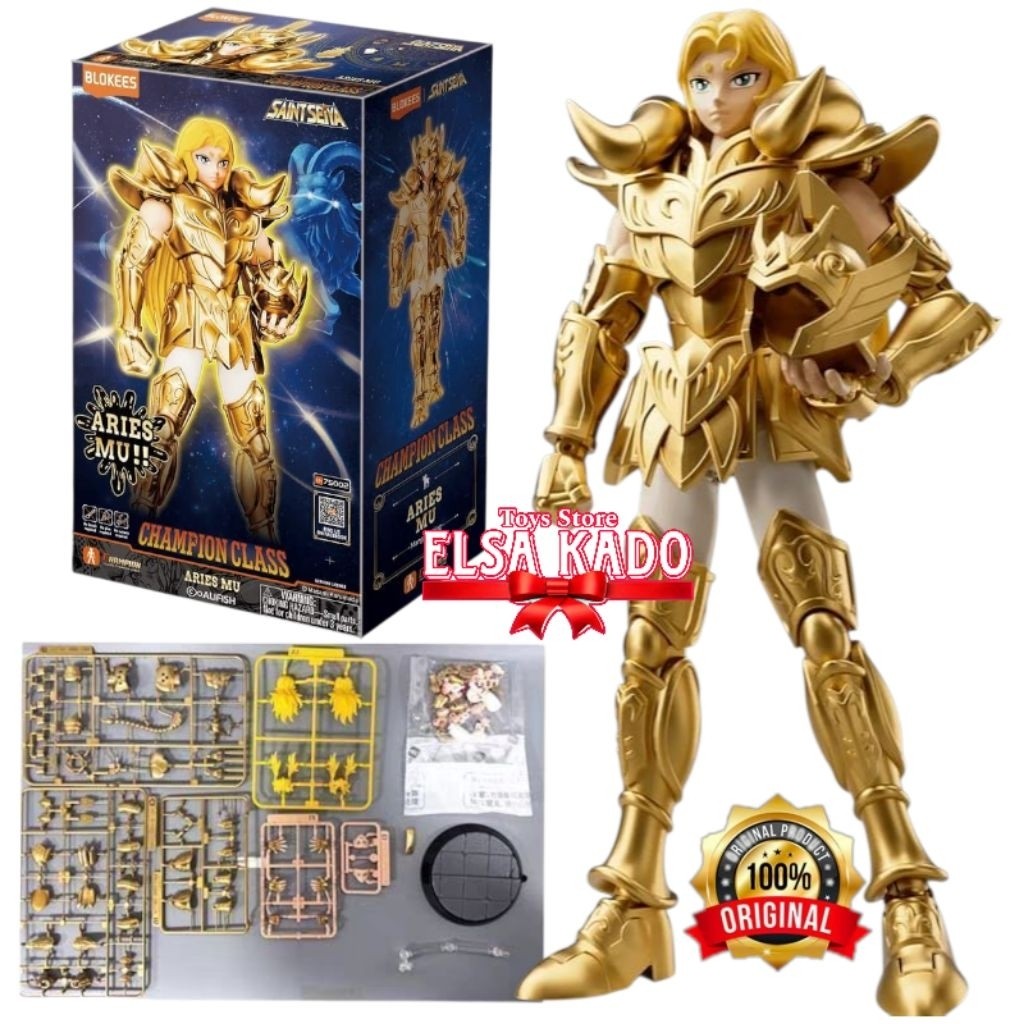 ORIGINAL Figure Blokees Saint Seiya Champions Class Galaxy Version Aries MU Champions Series Saint S