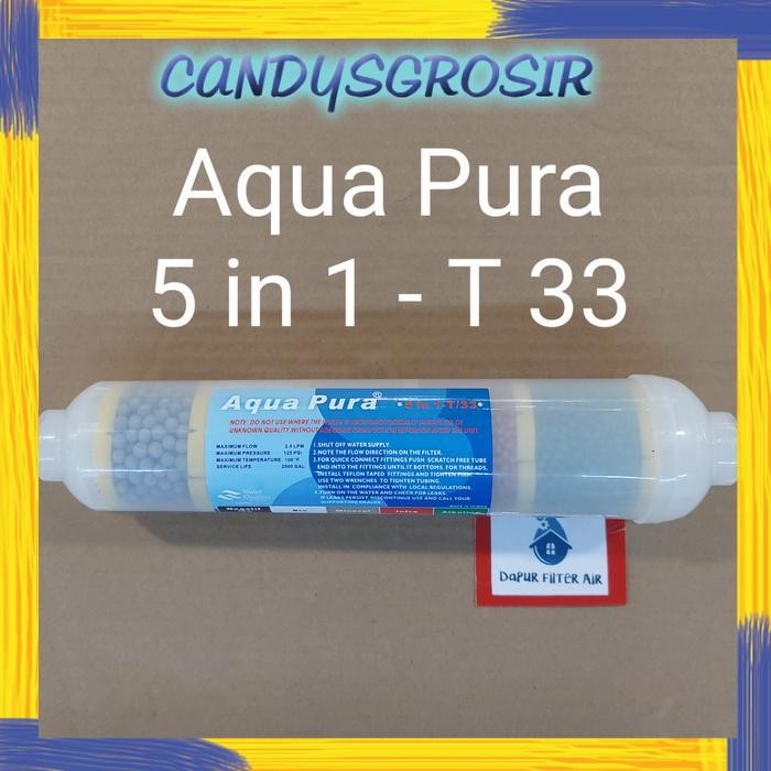 Aquapura 5 in 1 / Bio Alkali / pH booster - Filter Reverse Osmosis RO