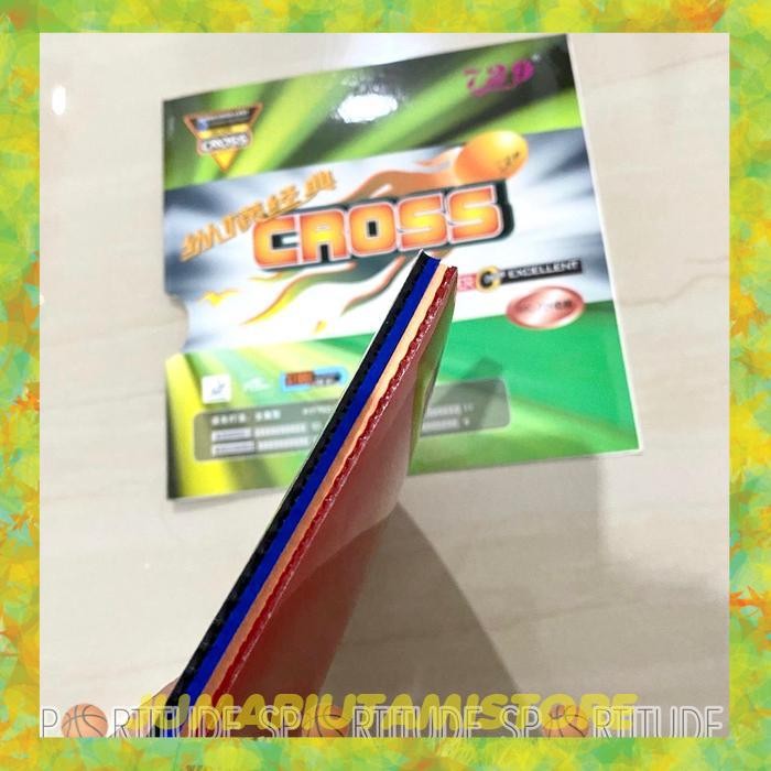 Karet Bat Pingpong Karet Bet Pingpong Rubber 729 CROSS Isi Sepasang