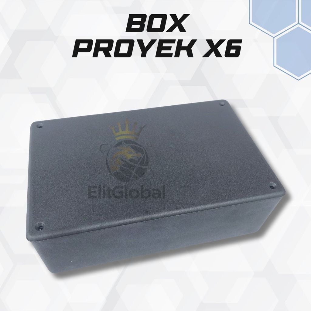 BOX X6 Elektronik - Case Rakitan DIY Tahan Lama