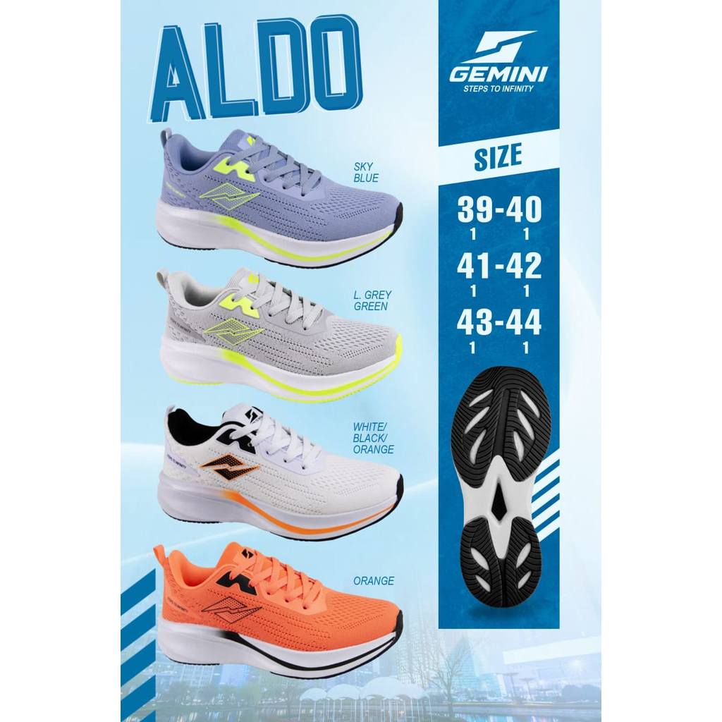 Gemini ALDO Sepatu Sneakers Pria atau wanita Dewasa 39-44