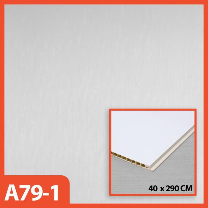 Paus Biru - Wallboard Papan PVC Motif Kayu Panjang 2,9 Meter Lebar 40 Cm Tebal 8.5 mm Wall Panel WPC