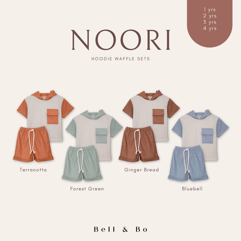 BELL & BO NOORI SET | SETELAN ANAK BELL AND BO