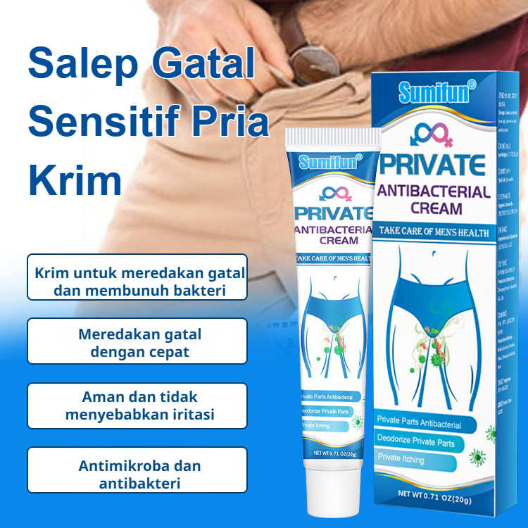 Sumfiun Private Cream 20g Krim Antigatal untuk Pria K10062 Krim Antigatal Pria/Obat Gatal Selangkang