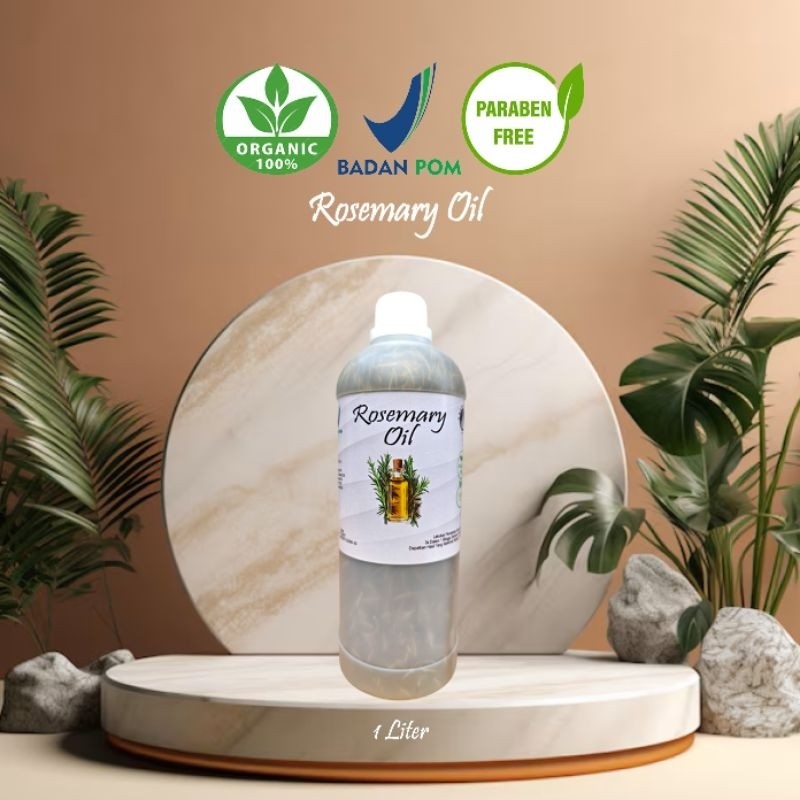 Rosemary Hair Oil Infused 5 in 1 Herb Oil 100% Organic 1 Liter