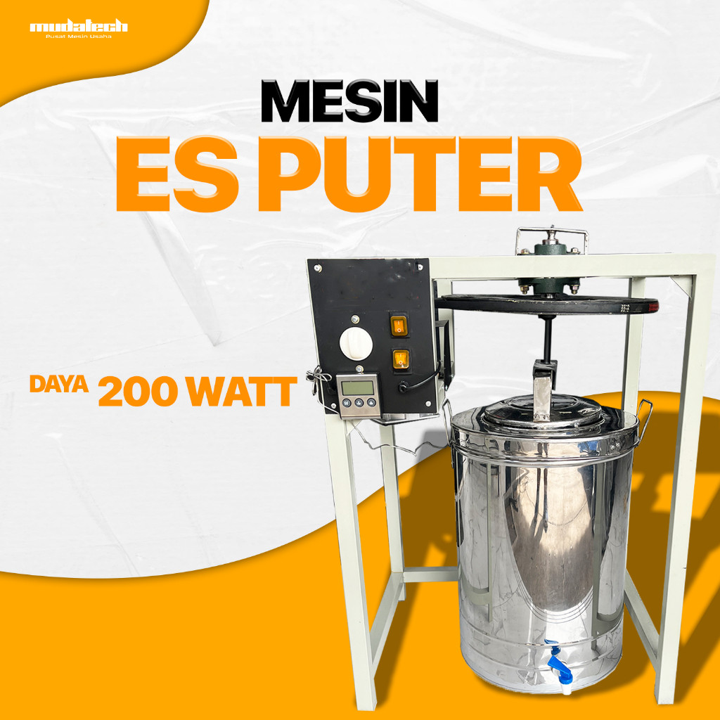 Mesin Es Puter Dengan Pengaduk Alat Pembuat Es Puter 15 Liter