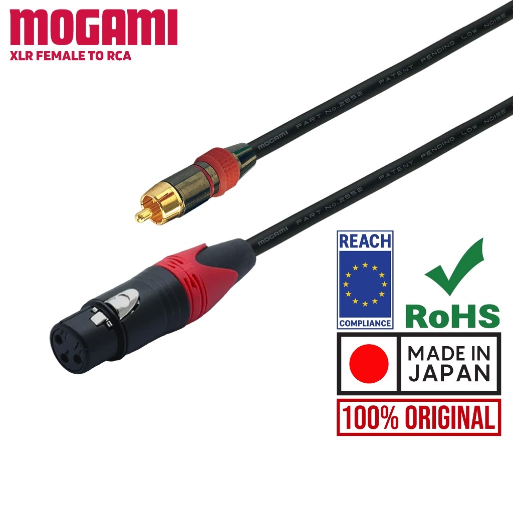 Mogami Original | Kabel Mogami XLR Female to RCA - Mogami Made In Japan | Mogami Official Store