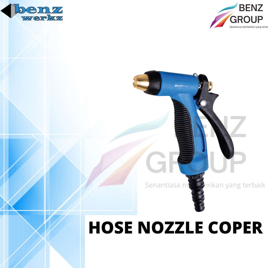 Benz Werkz Water Spray Gun Semprotan Taman Sraygun Cuci Mobil Motor - Hose Nozzle Copper Nozzle Teka