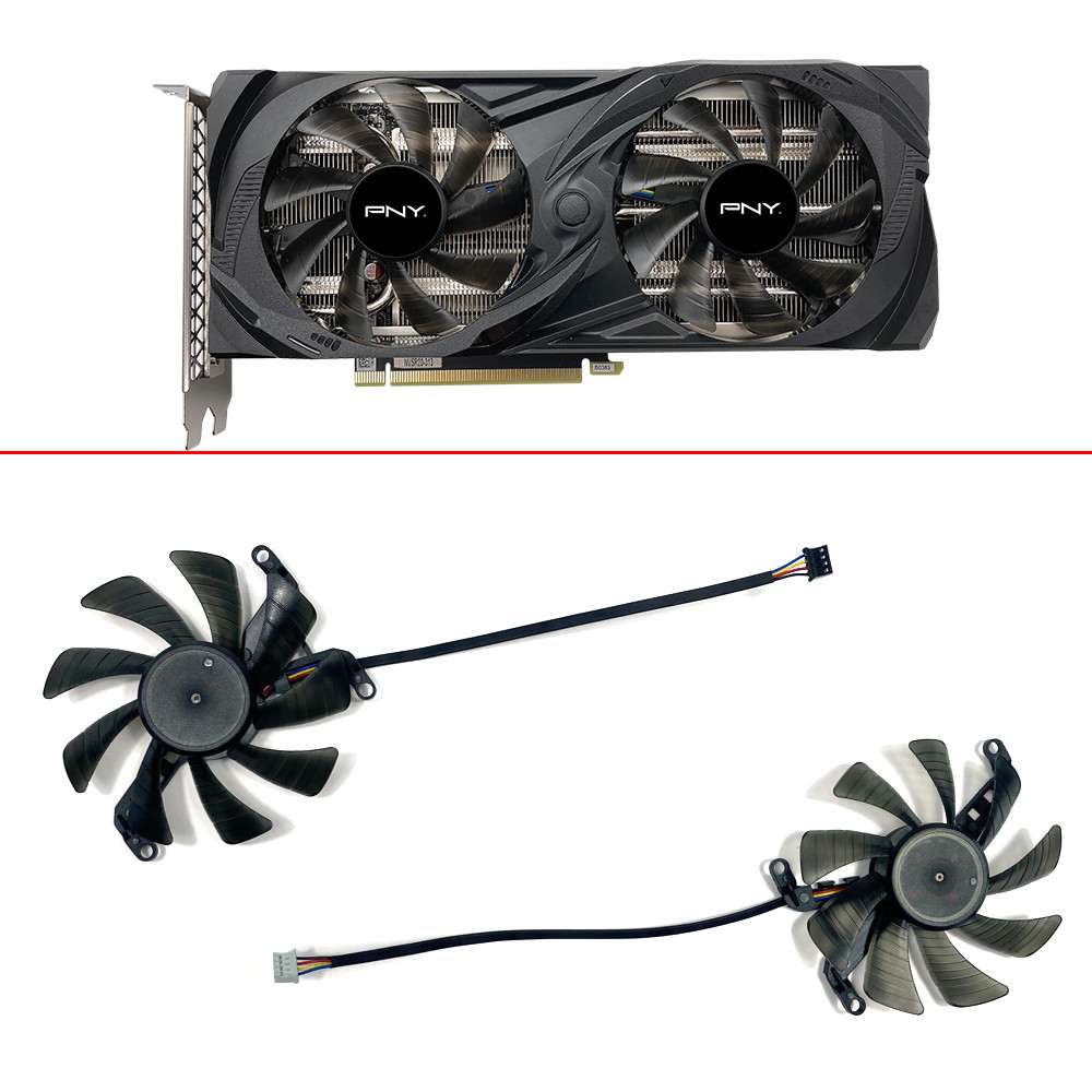 Cooling Fan 85mm 4pin FB09015M12LPA RTX3060 TI GPU FAN Graphics card fan replacement For PNY RTX 306