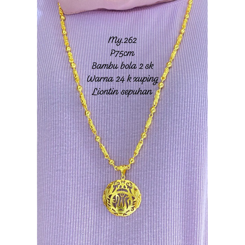 kalung hijab xuping lapis emas24k