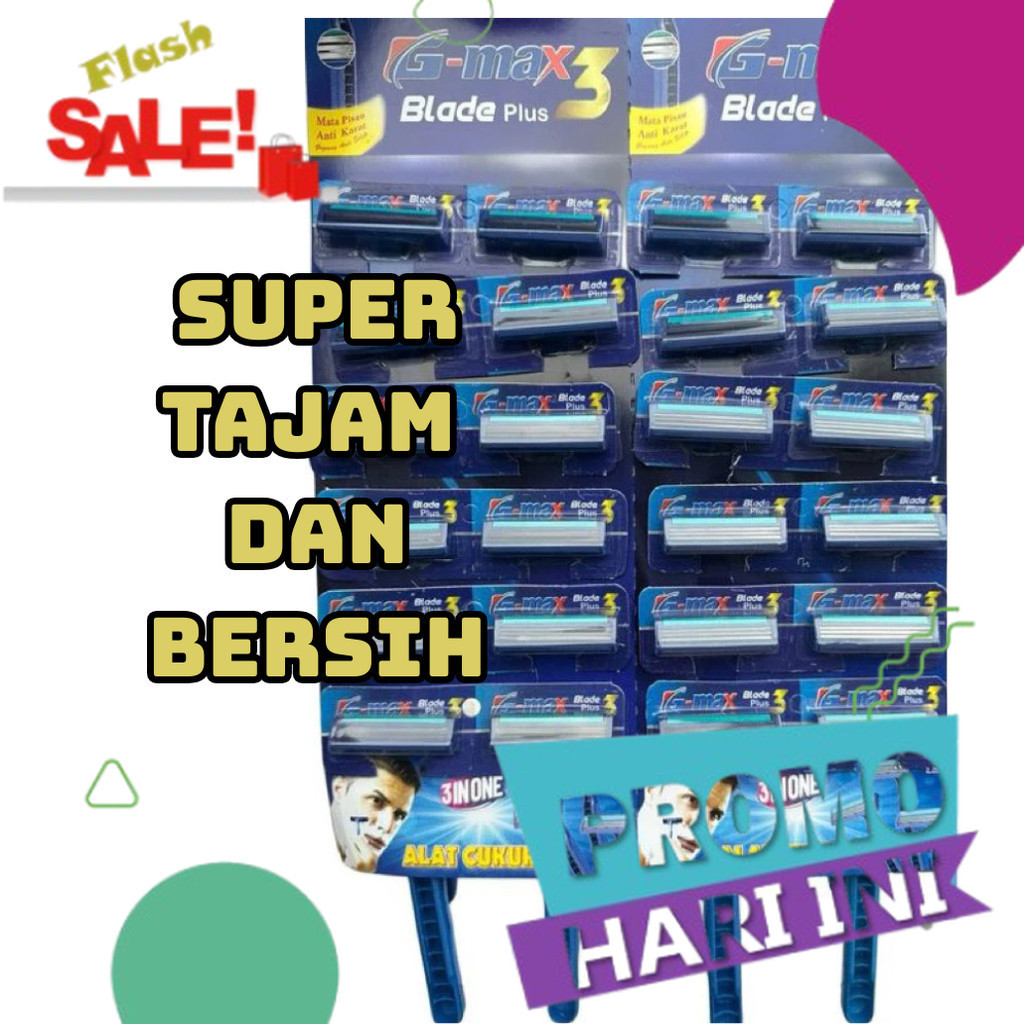 Cod Pencukur Kumis Dan Jenggot Super Tajam Cukuran Kumis Dan Jenggot 3 Mata Pisau Manual