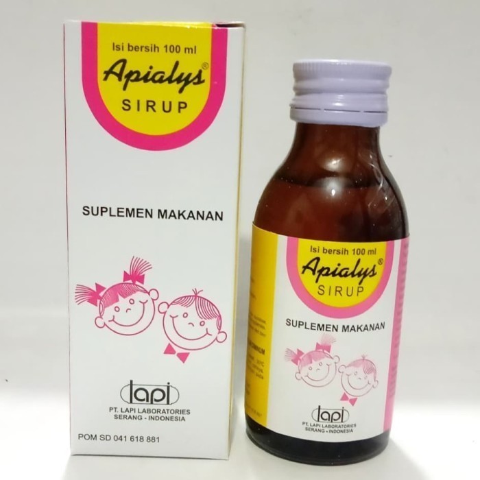Apialys Sirup Suplemen Makanan 100ml / Apialys Drop Suplemen Makanan 10ml / Rumah Sehat Alkhansa