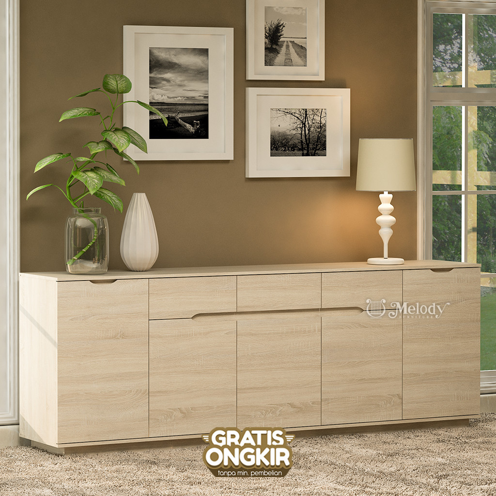 Melody Furniture - Laci Rak Buffet Credenza Fere Sideboard