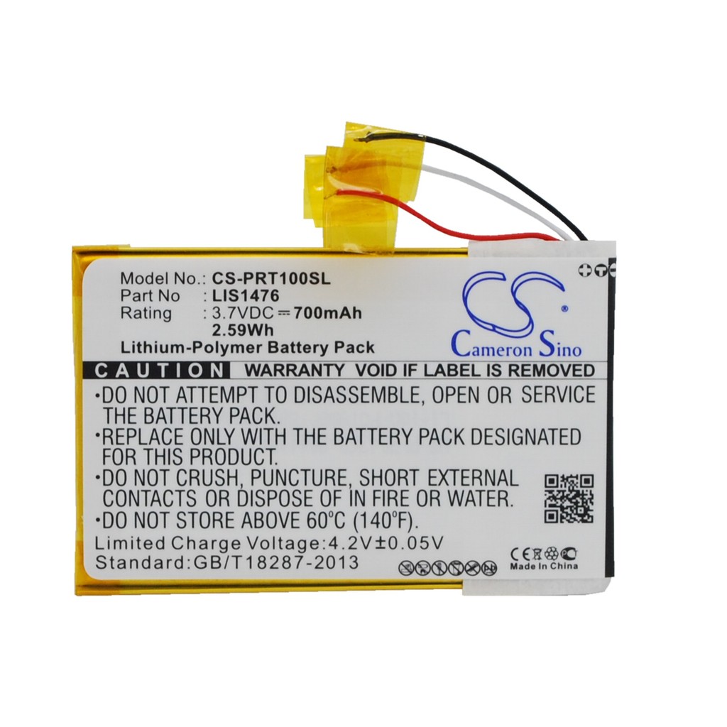 Cameron Sino 700mAh Battery For Sony PRS-T1  PRS-T2  PRS-T3  PRS-T3S  PRS-T3E 1-853-104-11  LIS1476 