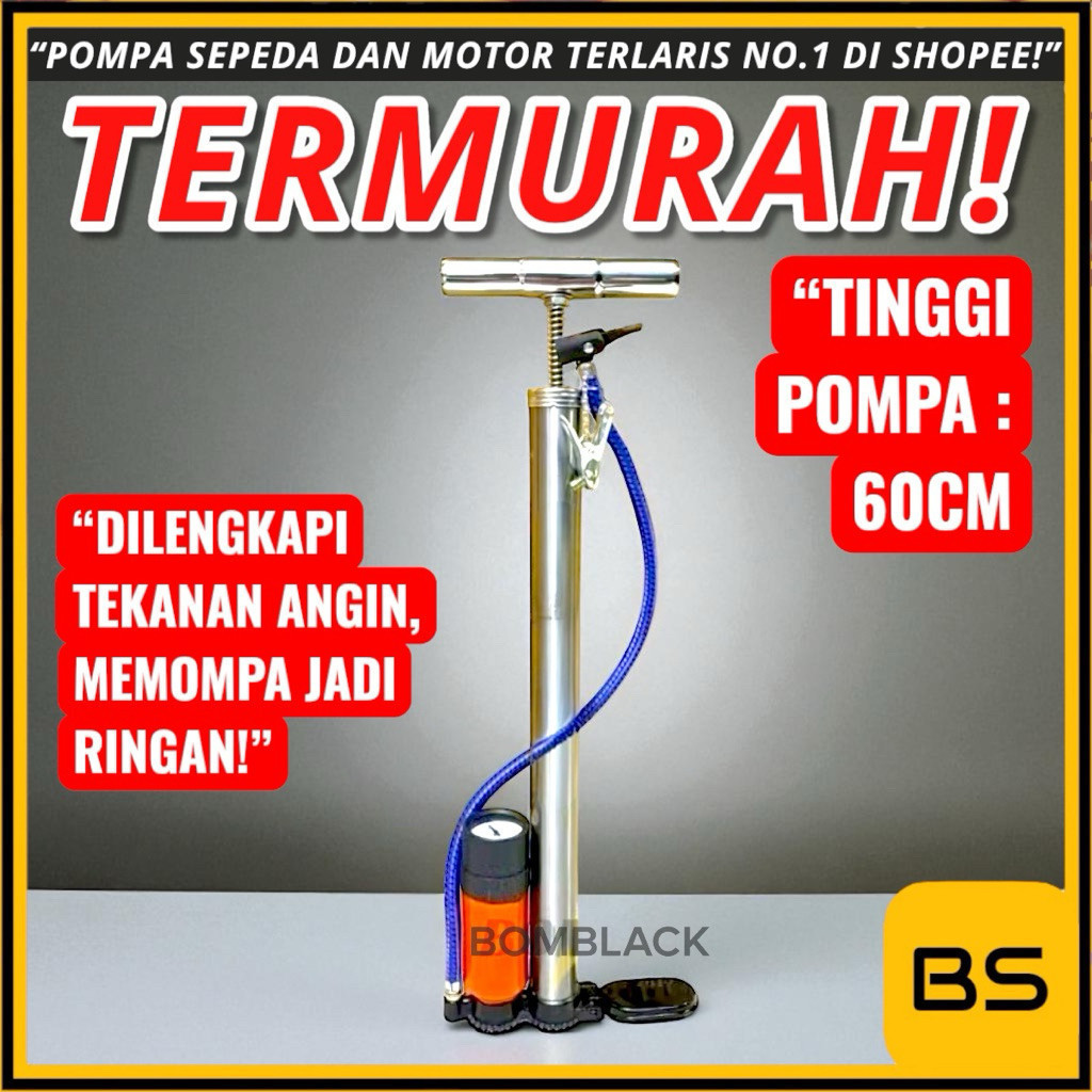 pompa sepeda / Pompa ban motor pompa sepeda dan motor Angin Ban Sepeda Dan Motor Kompa sepeda DN