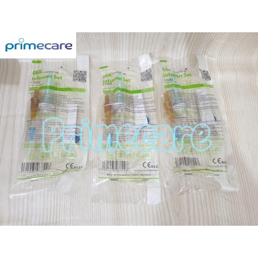 Infusion Set Anak / Infus Set Anak / Selang Infus Anak /Infus Anak GEA