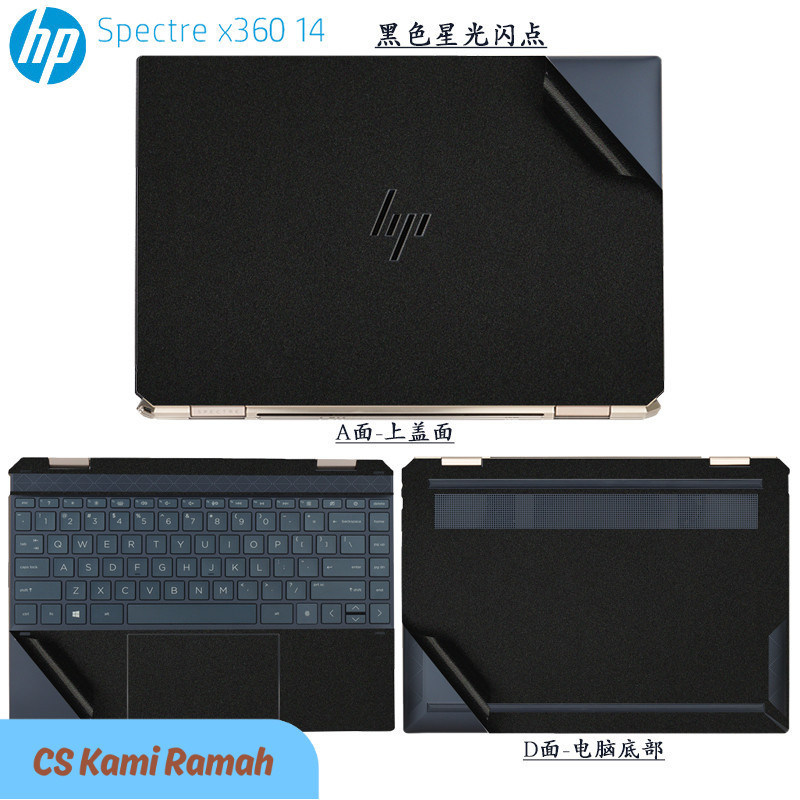 TBT For HP Spectre x360 14 14-ea0032TU 14-ea0047nr 14-ea0030tu 14-ea series Full Body Bubble Free La