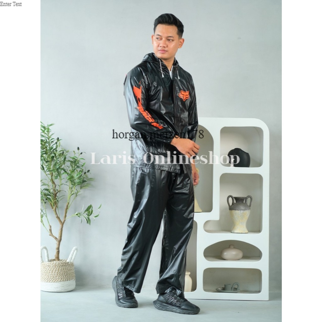 Jas Hujan Fox Warna Hitam
