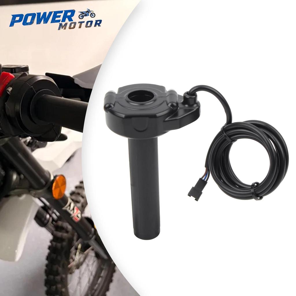 Ebike C For Surron Style Full Twist Throttle with Hand Grips SM 3pin Plug 36V 48V 52V 60V 72V Electr