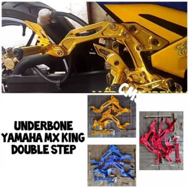 Footstep Underbone CNC Yamaha MX King Double Step