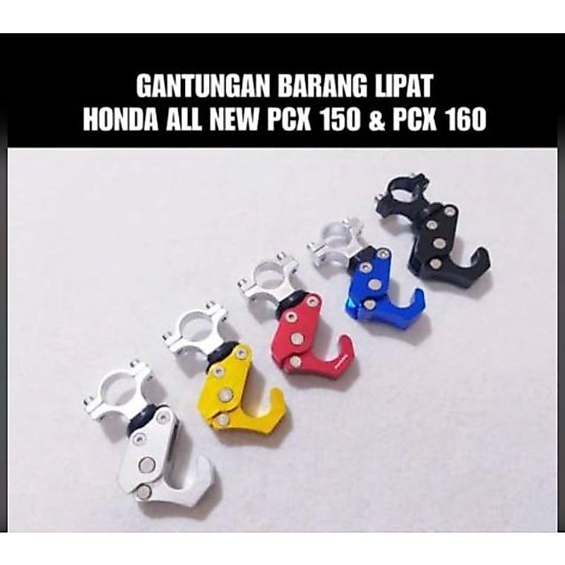 Gantungan motor pcx hook gantungan barang motor pcx 125-pcx 150-pcx 160