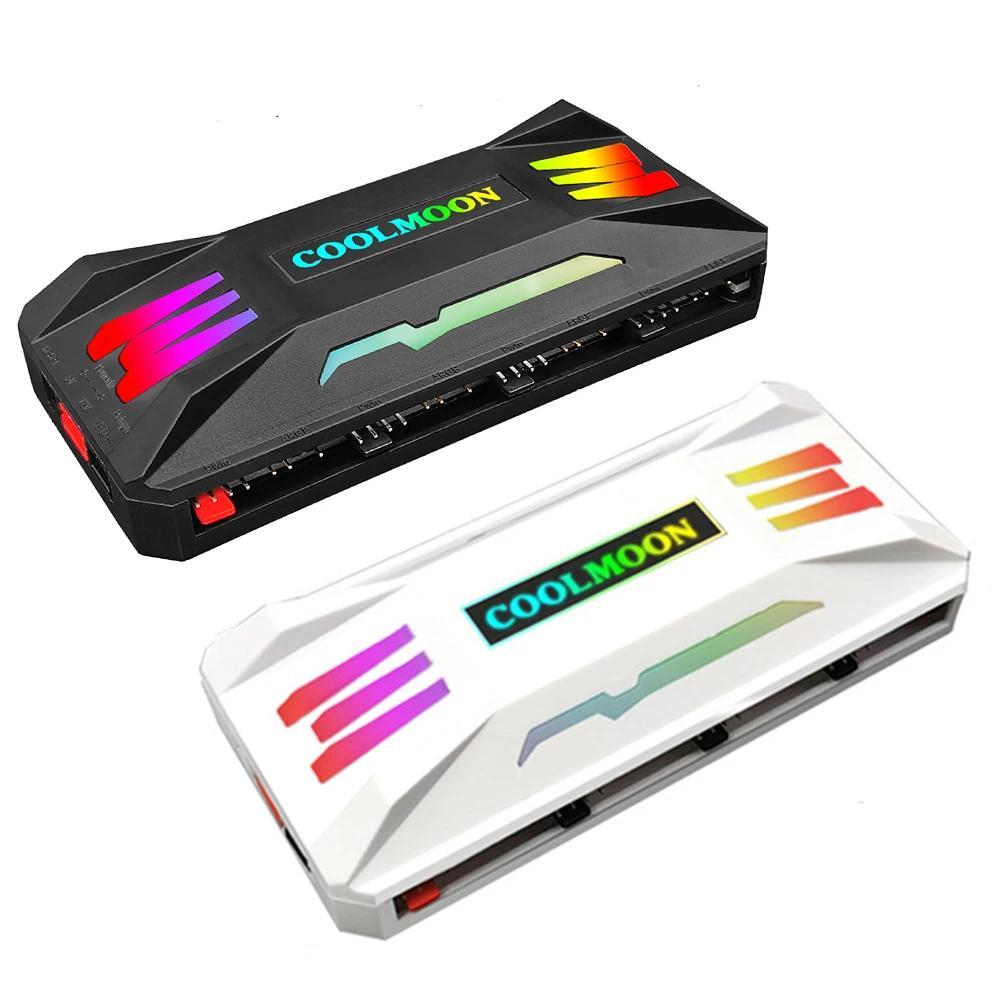 RGB Controller 4Pin PWM 5V 3Pin ARGB Cooling Fan Smart Remote Control