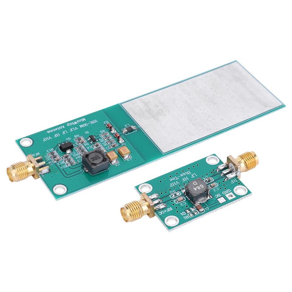 RTL‑SDR Active Antenna System Mini-Whip Shortwave Receiver Board MF/HF/VHF DC 9-15V Radio Receiver A