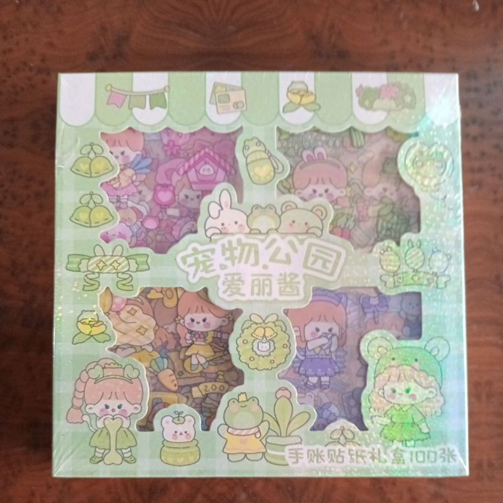 ( laku ) sticker momo stiker momo isi 100