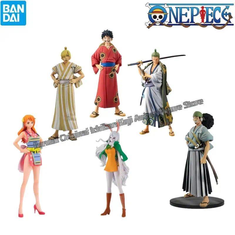 In Stock Bandai Original Box Garagekit One Piece Dxf Monkey D Luffy Roronoa Zoro Sanji Nami Usopp Ca
