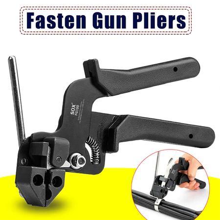 Cable Tie Gun Untuk Ikatan Kabel Stainless Steel Alat Ketegangan Zip Tie Stainless