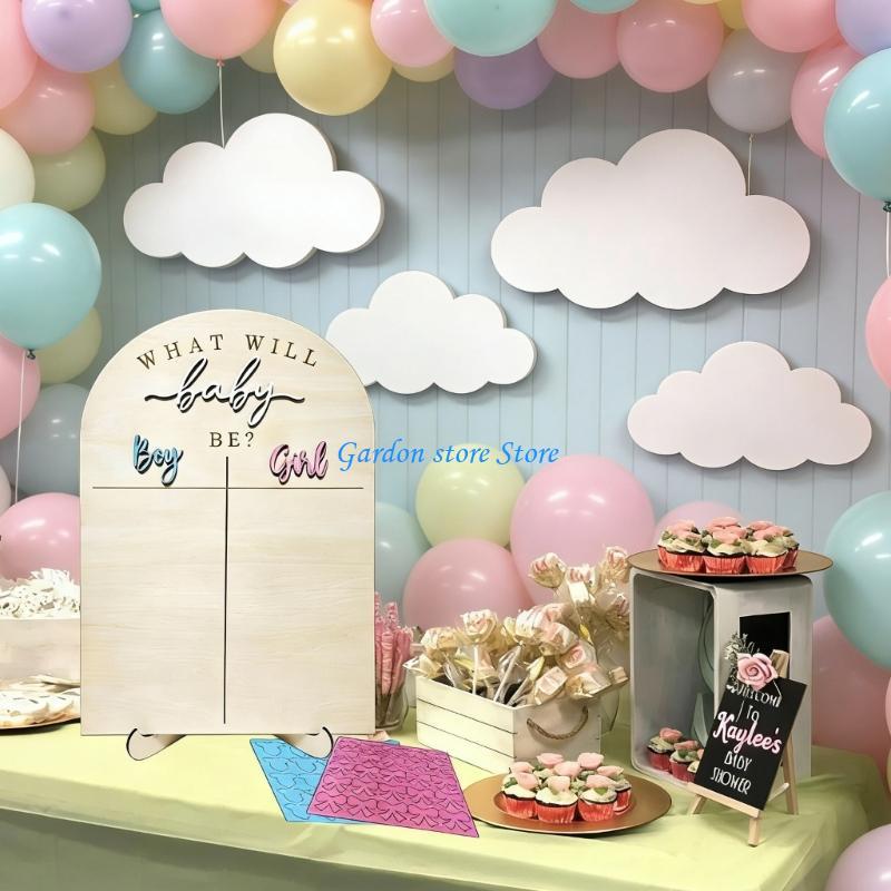 B0KB Gender Reveal Party Supplies Gender Reveal Centerpiece Decors Gender Reveal Game