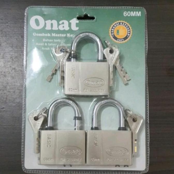 Gembok MASTER KEY ONAT 60MM Diskon