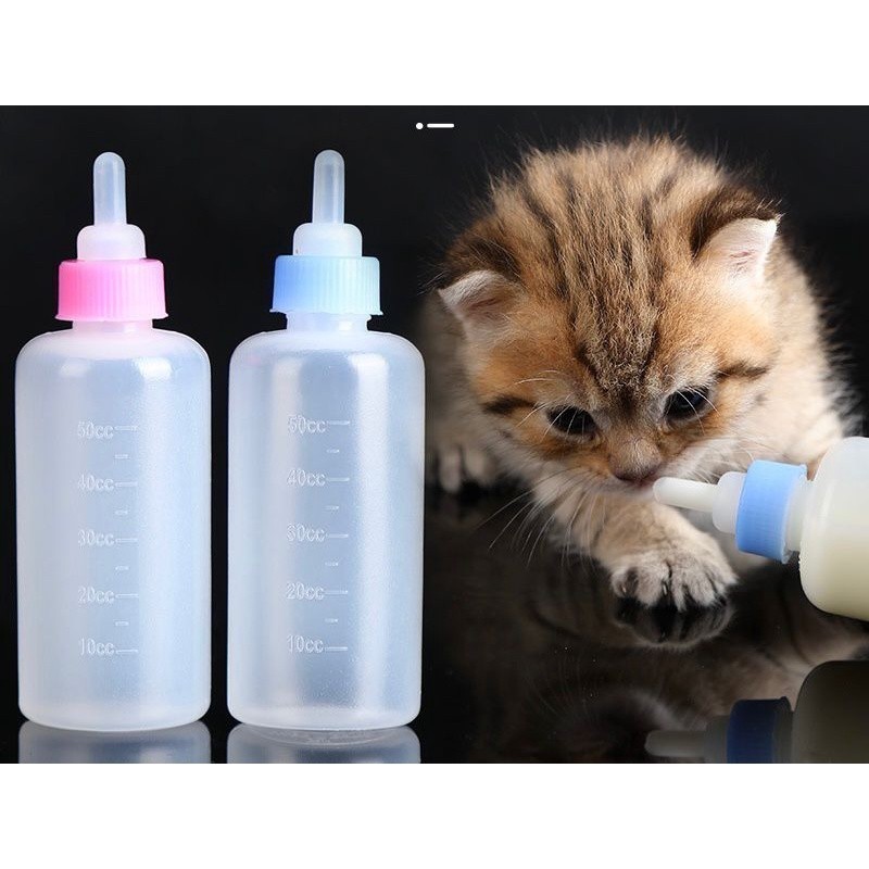 MC PPC Botol Dot Kucing 50ml Susu Bayi Kitten 1 Bulan Anak Baru Lahir Pet Feeding