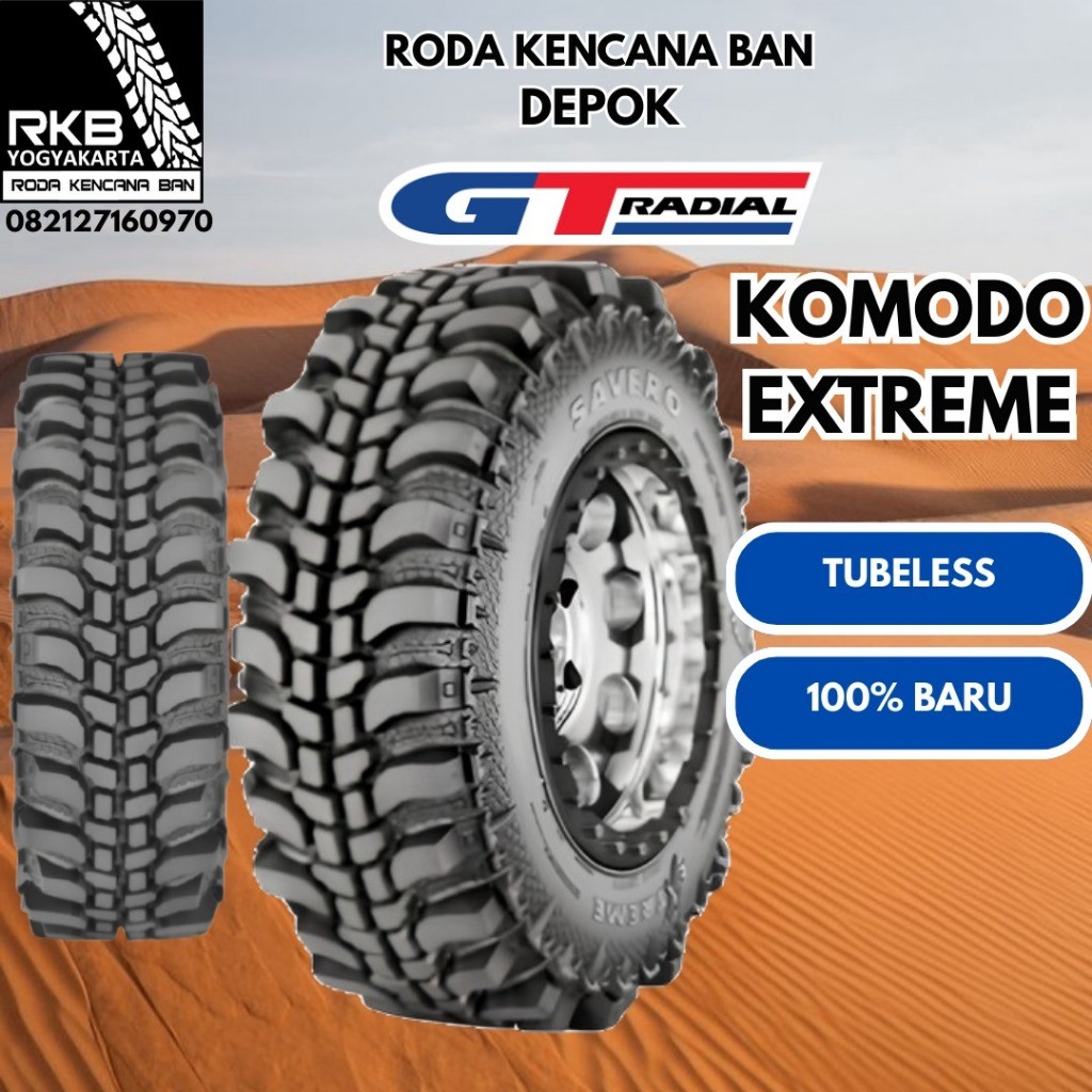 PROMO GT Savero Komodo Extreme 265/75 R16 Size Ban Mobil Ranger Triton