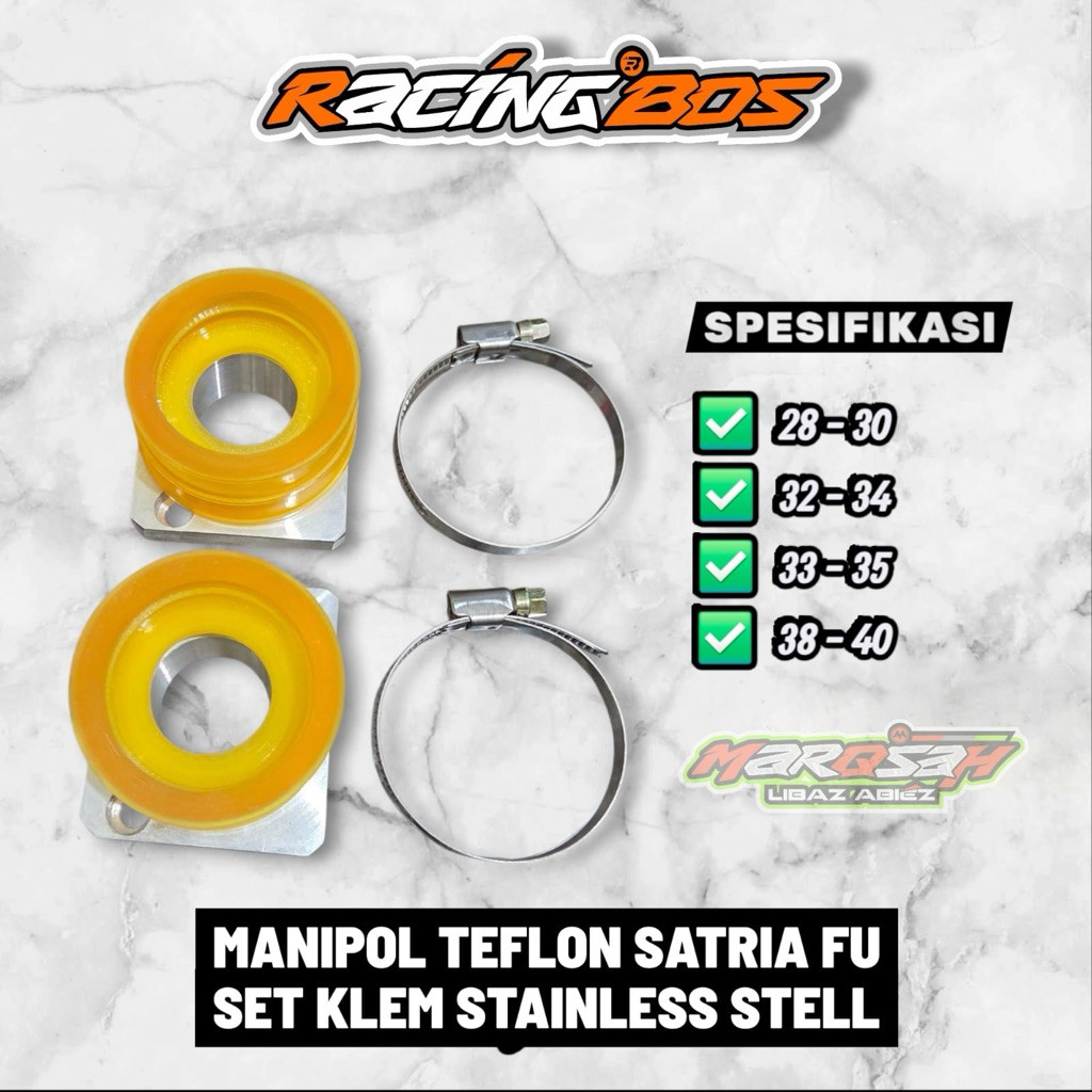 MANIPOL SATRIA FU TEFLON TEBAL MANIPOL SATRIA FU MANIPOL TEFLON SATRIA FU SET KLEM STAINLESS STELL R