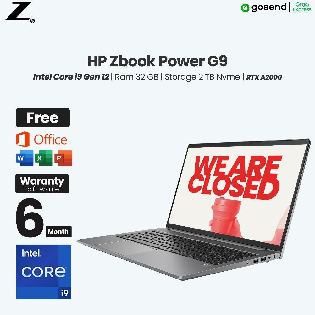 Laptop Workstation HP ZBook Power G9 Core i7 SSD Performa Tinggi