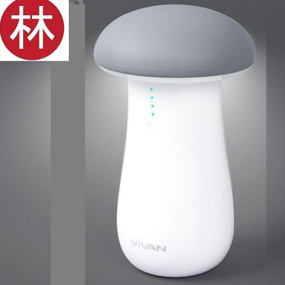 Vivan VPB-MP66 6600mAh Power Bank Mushroom LED Light White