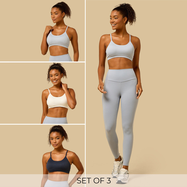 Max Fashions Dalaman Wanita Pack of 3 - Seamless Sports Bra