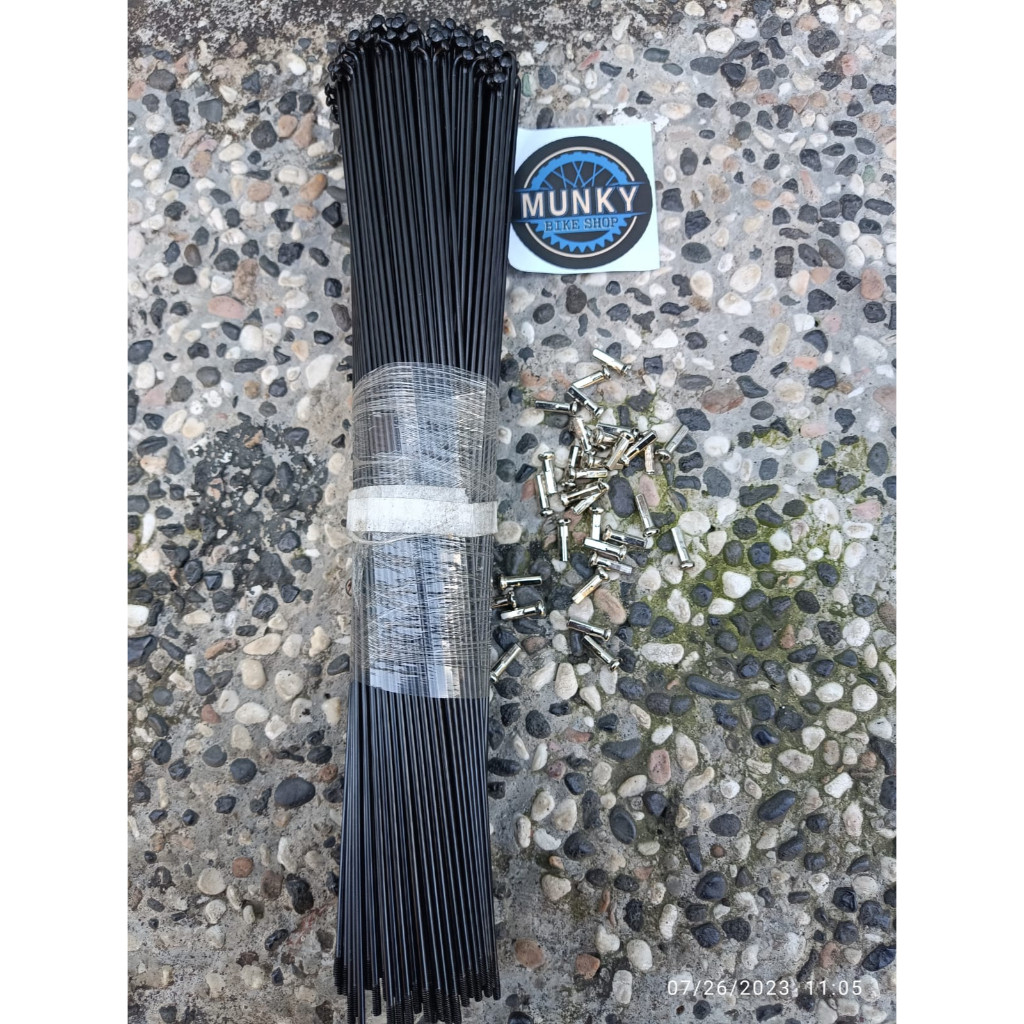 Foto Spoke jeruji Jari Jari Stainless 272 Ruji Spoke Stainles 27.5 Sepeda Mtb Road Bike 700 Balap 27 5