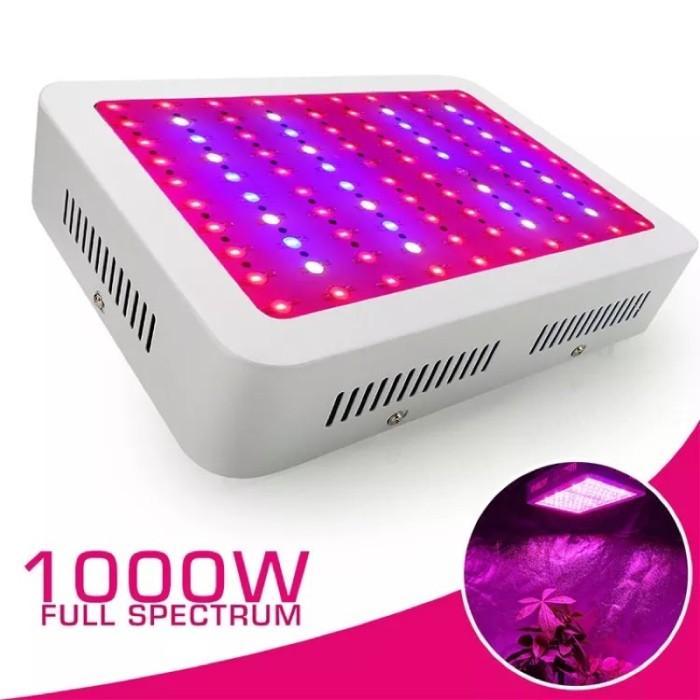 Lampu Tanaman Hidroponik LED Grow Light UV 100 Beads Panel LED Grow Light