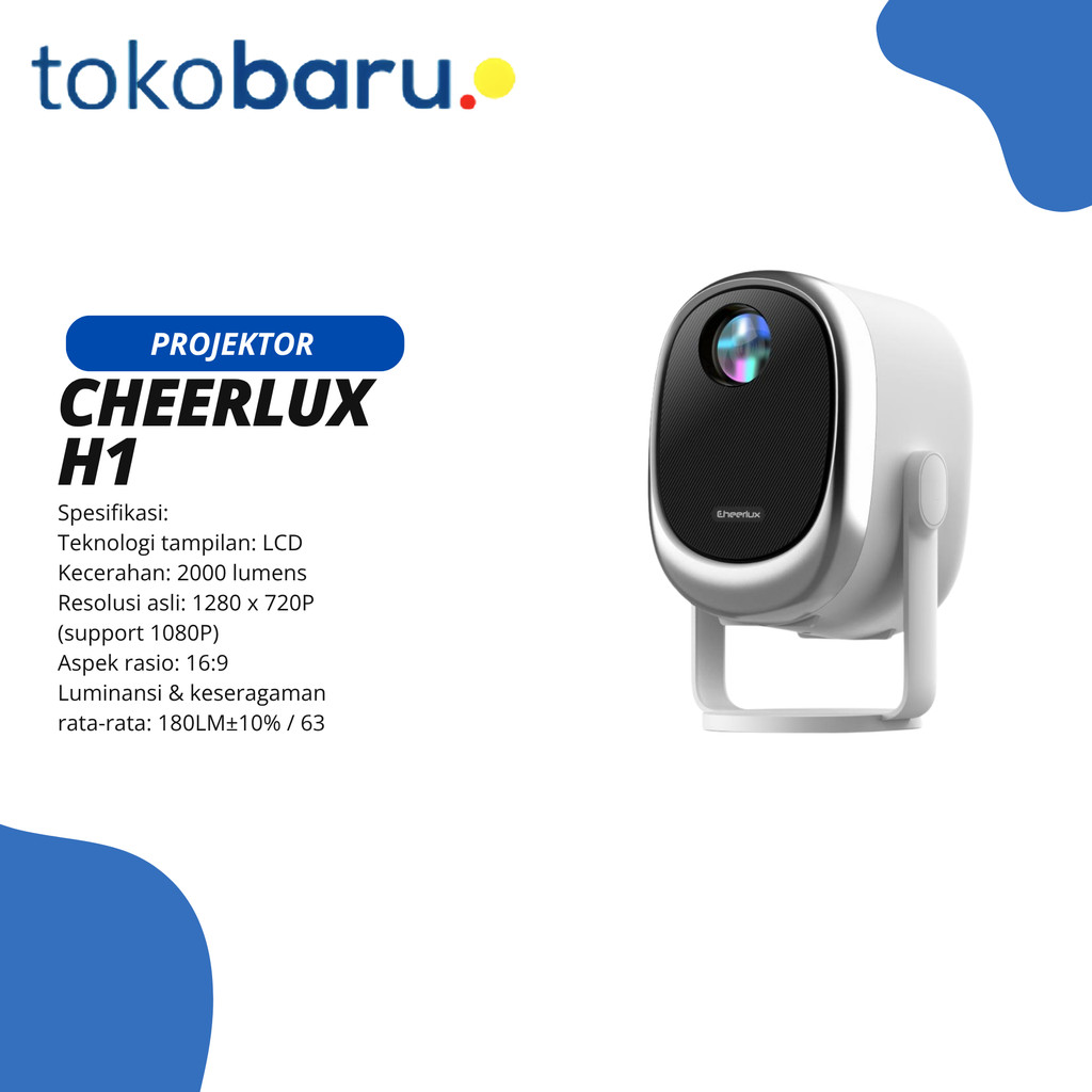CHEERLUX MINI LED PROJECTOR H1 WIFI ANDROID