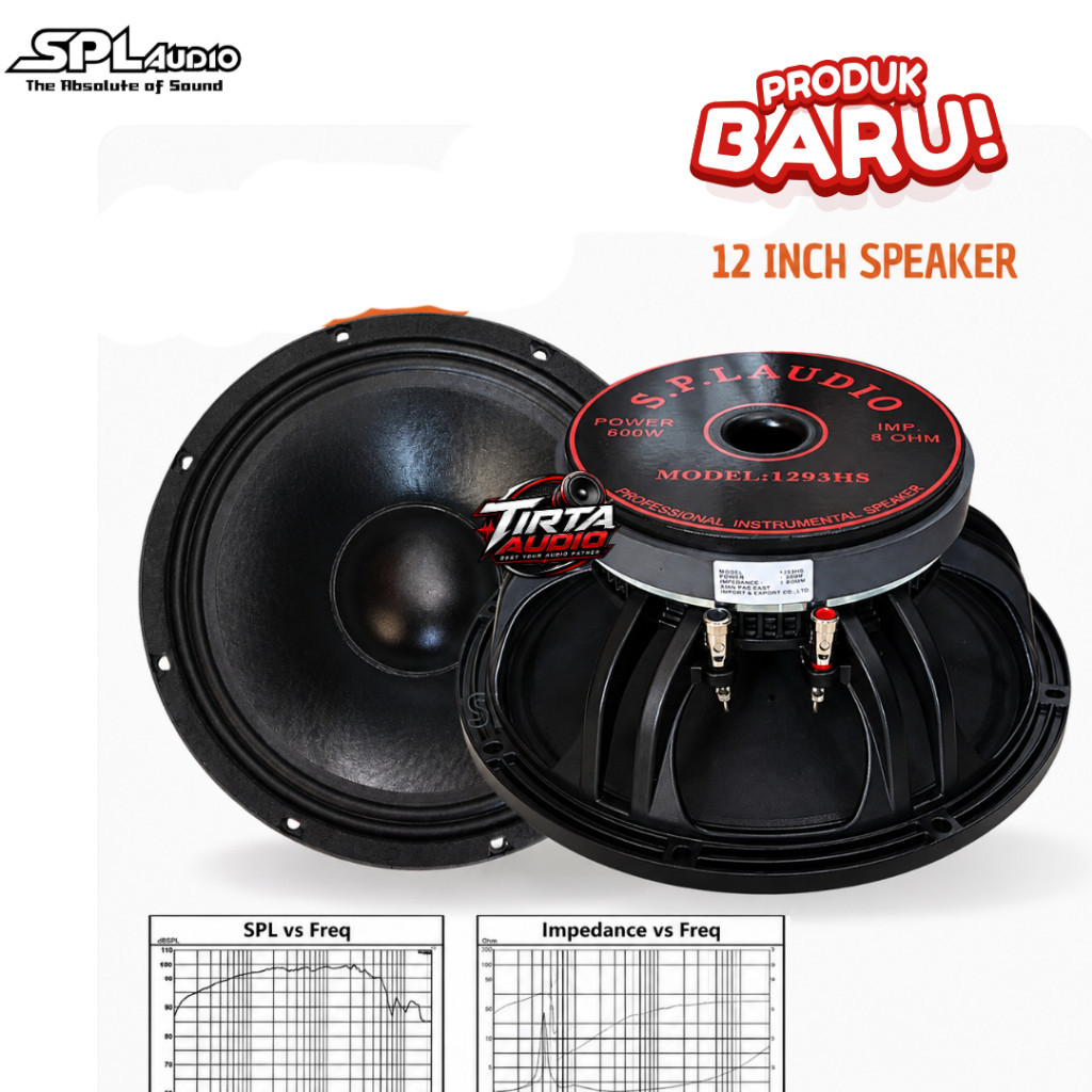 SPL AUDIO SPEAKER 12 INCH 1293HS