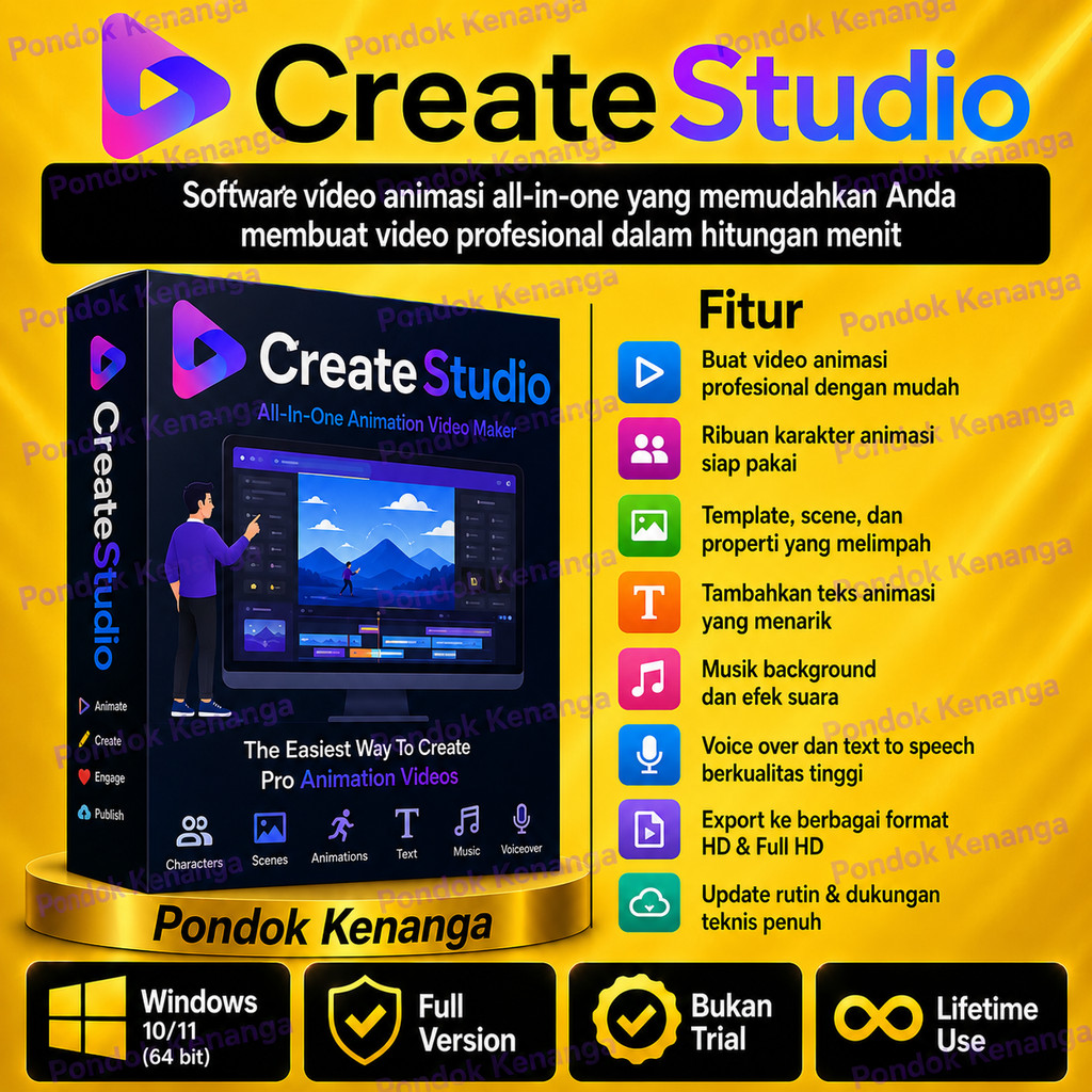 Create Studio - Full Version, Lifetime