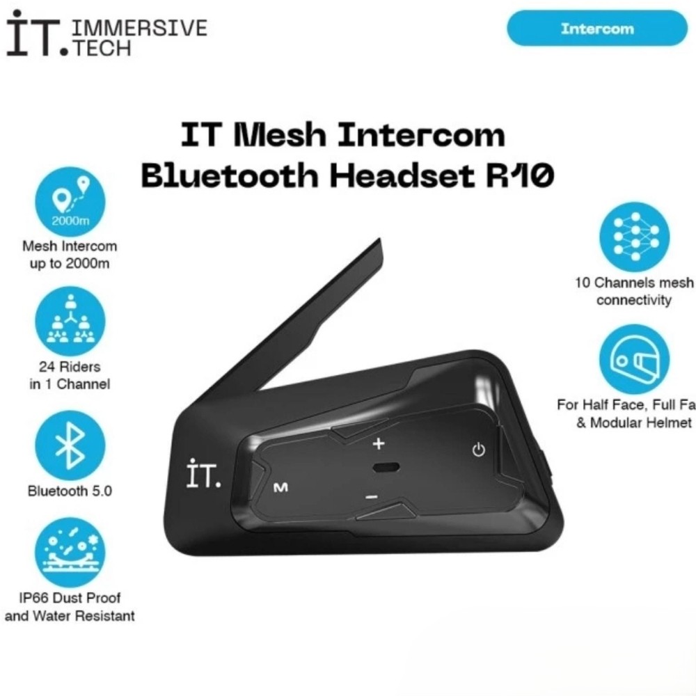 IT MESH INTERCOM BT HEADSET R10