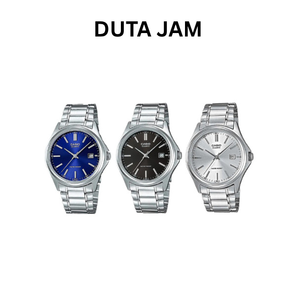 JAM TANGAN PRIA CASIO MTP1183A ANALOG STAINLESS STRAP ORIGINAL